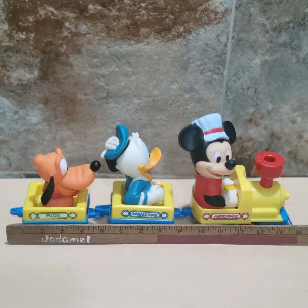 Vintage Disney Mickey Mouse Train with Donald Duck Pluto Wind Up